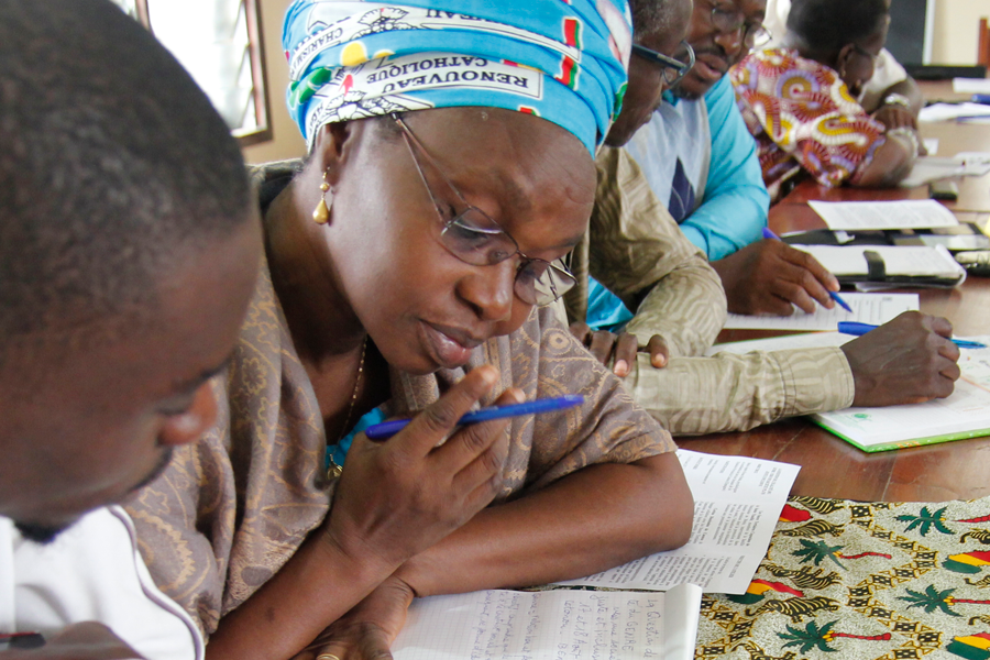 Formación en igualdad de género en el barrio Glo-Djigbé de Cotonou, Benín