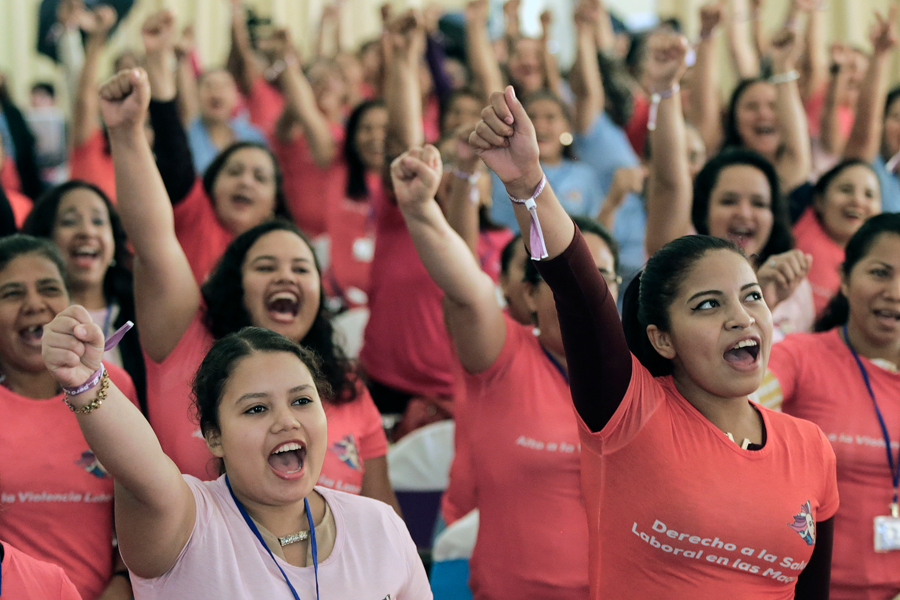 Defensa de los derechos de mujeres trabajadoras de Maquilas, Nicaragua