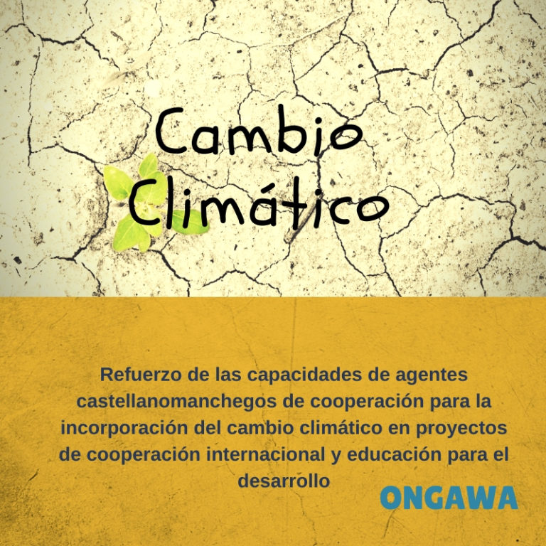 CAMBIO CLIMÁTICO EN PROYECTOS DE COOPERACIÓN INTERNACIONAL